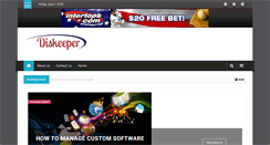 Desktop Screenshot of diskeepereurope.com
